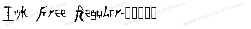 Ink Free Regular字体转换